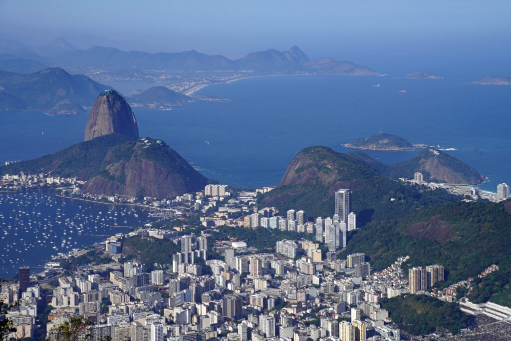 Ausblick vom Corcovado in Rio de Janeiro