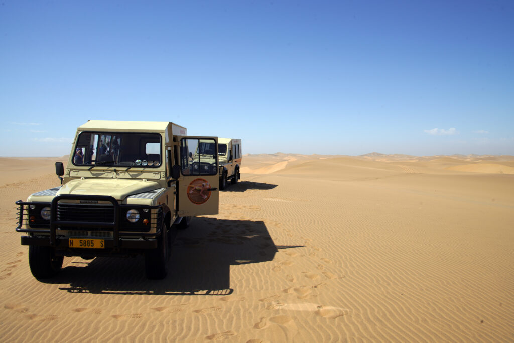 Die Little Five Safari in der Dorob-Wüste bei Swakopmund in Namibia
