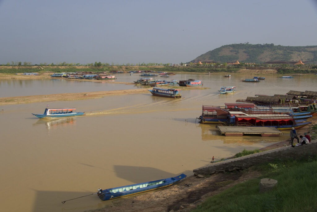 Das Dorf Chong Kneas am Tonle Sap in der Nähe von Siem Reap in Kambodscha