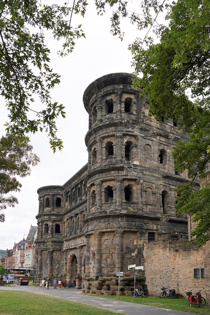 Das Porta Nigra in Trier, Deutschlands ältester Stadt