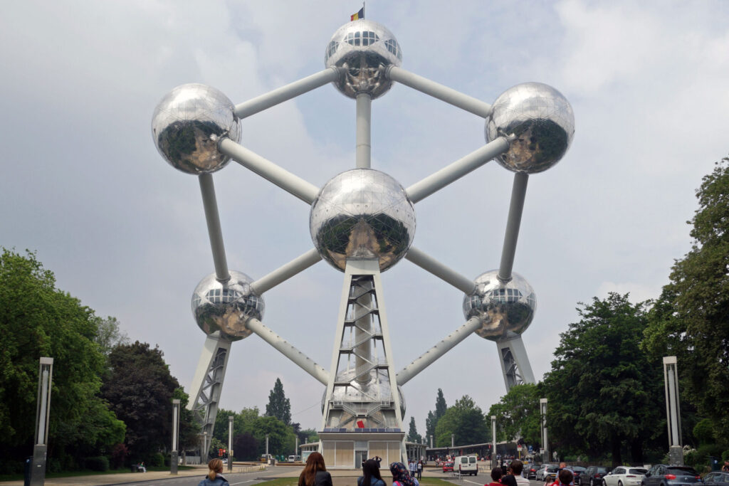 Brüssel in Belgien ist eine kontrastreiche Stadt