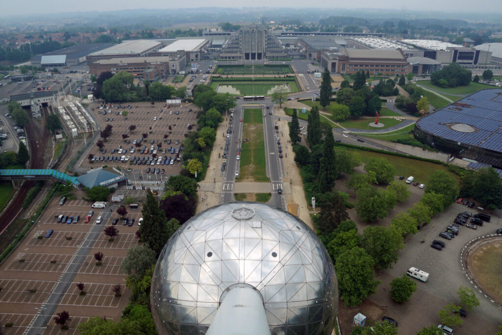 Brüssel in Belgien ist eine kontrastreiche Stadt