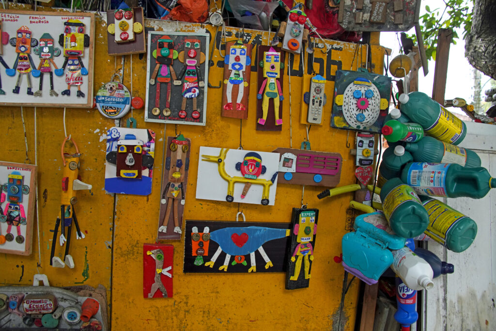 Kunsthandel in Santa Teresa in Rio de Janeiro