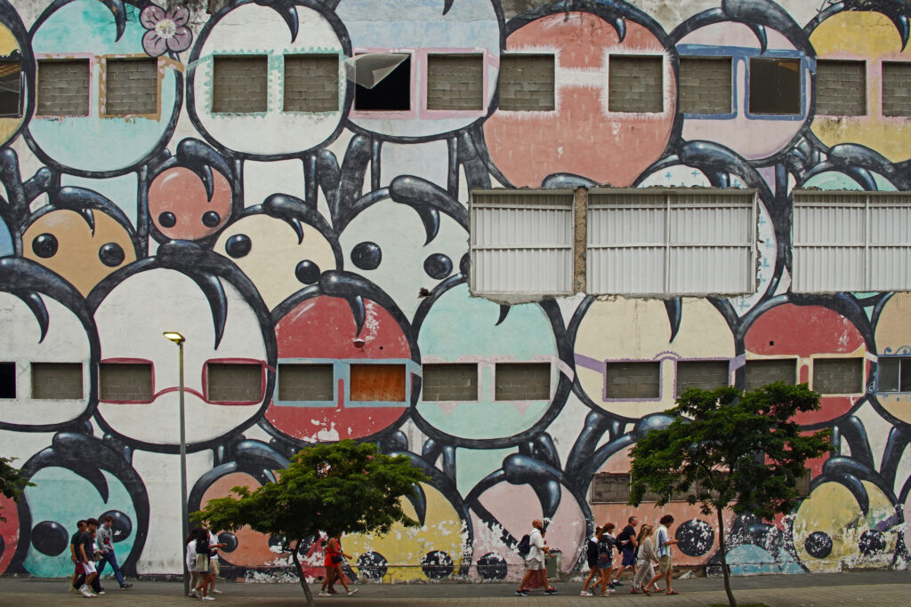 Kunst am Hafen Porto Maravilha in Rio de Janeiro