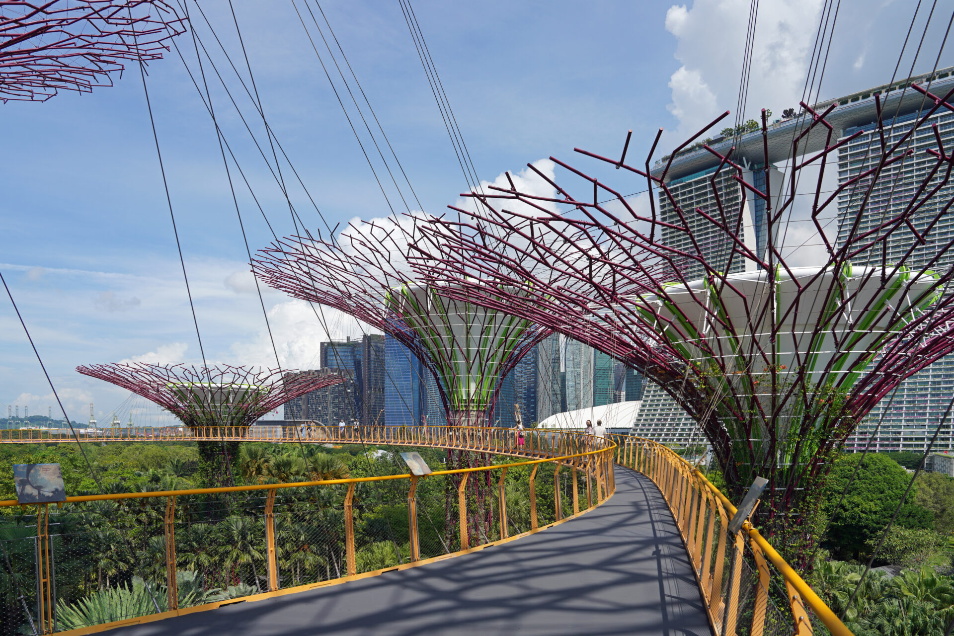 Die kontrastreichen Gardens by the Bay liefern in Singapur eine tolle Mischung aus Natur, Technik und Architektur.