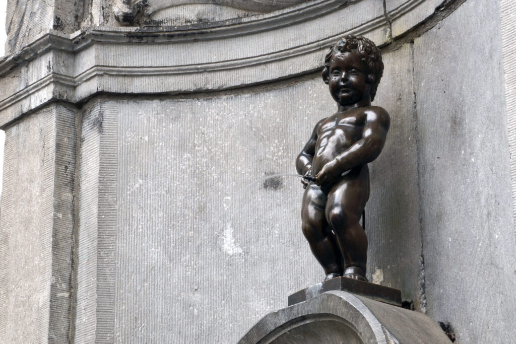 Brüssel in Belgien ist eine kontrastreiche Stadt