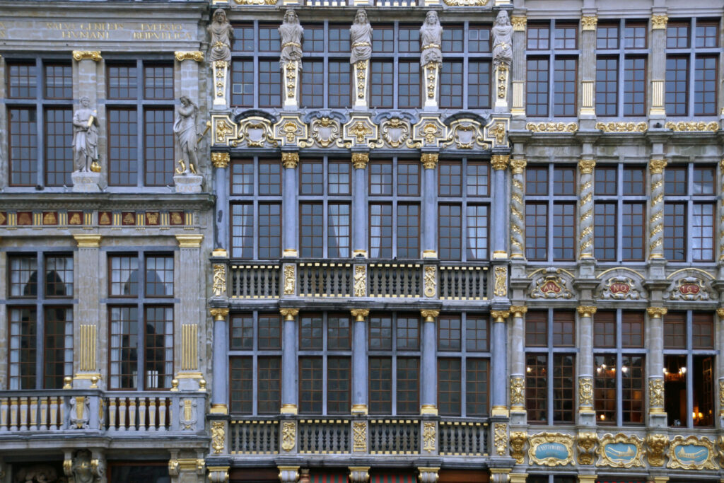 Brüssel in Belgien ist eine kontrastreiche Stadt