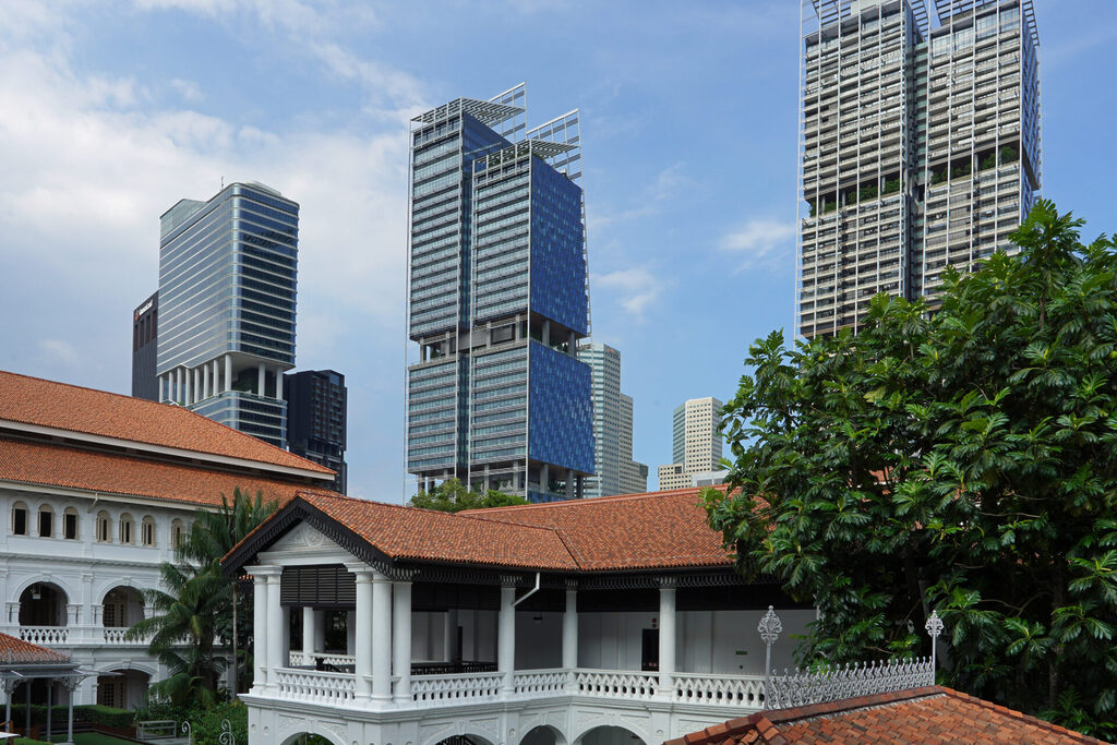 Das Raffles Hotel in Singapur ist die Heimat des Singapur Sling