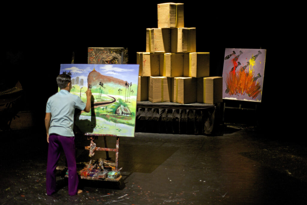 Phare, the Cambodian Circus, ist ein Zirkus ohne Tiere mit viel Kunst, Malerei und Artistik in Siem Reap in Kambodscha und unbedingt einen Besuch wert.