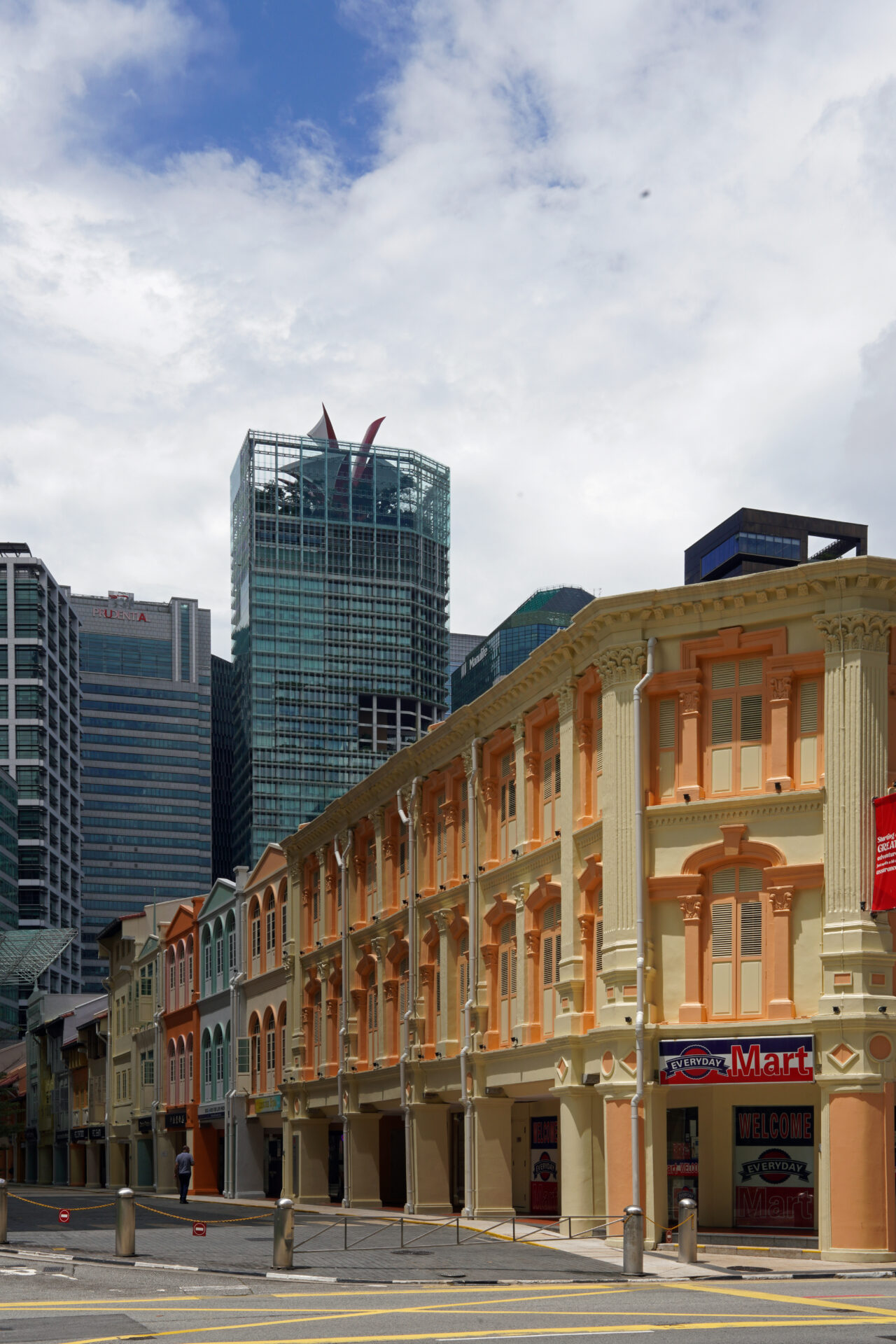 Cityscapes von Singapur. kontrastreiche Stadtansichten der Metropole