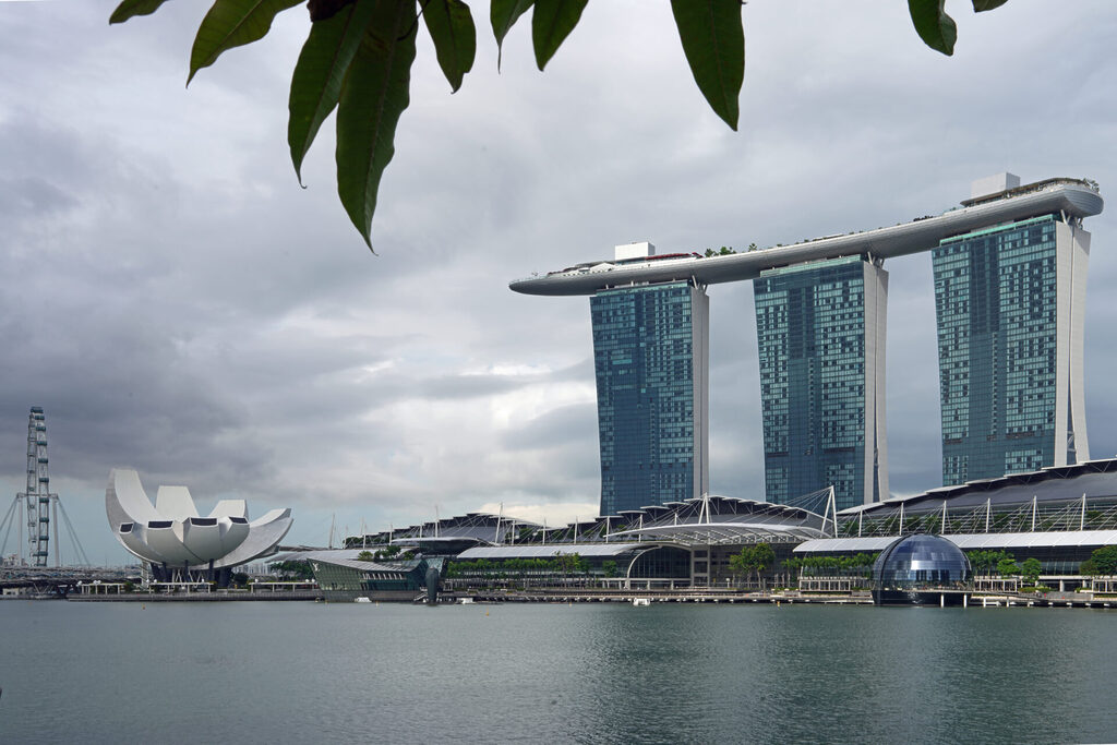Das Marina Bay Sands in Singapur - das absolute Highlight in der Bay Area