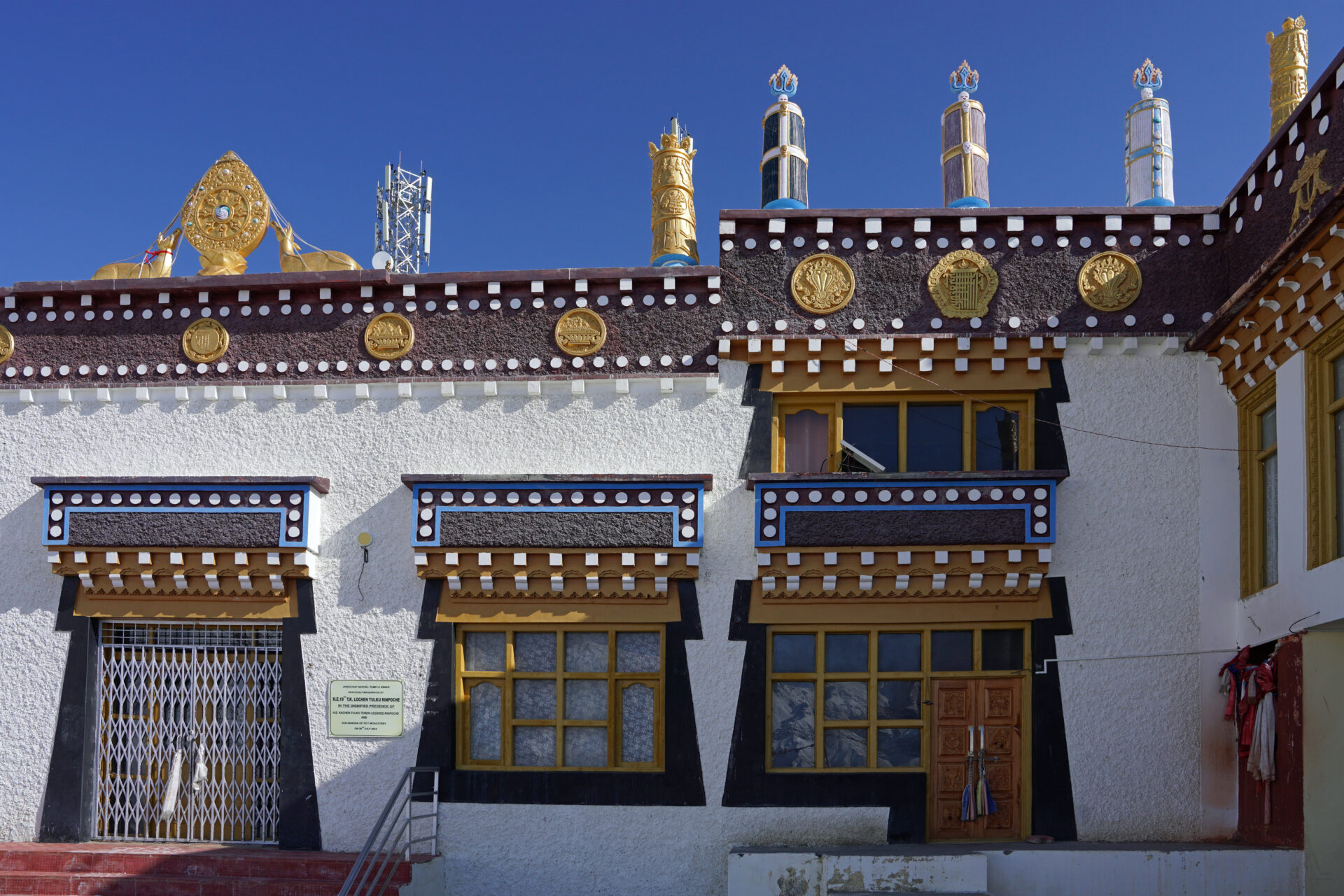 Das Kloster von Kibber im Spiti Tal im indischen Himalaya