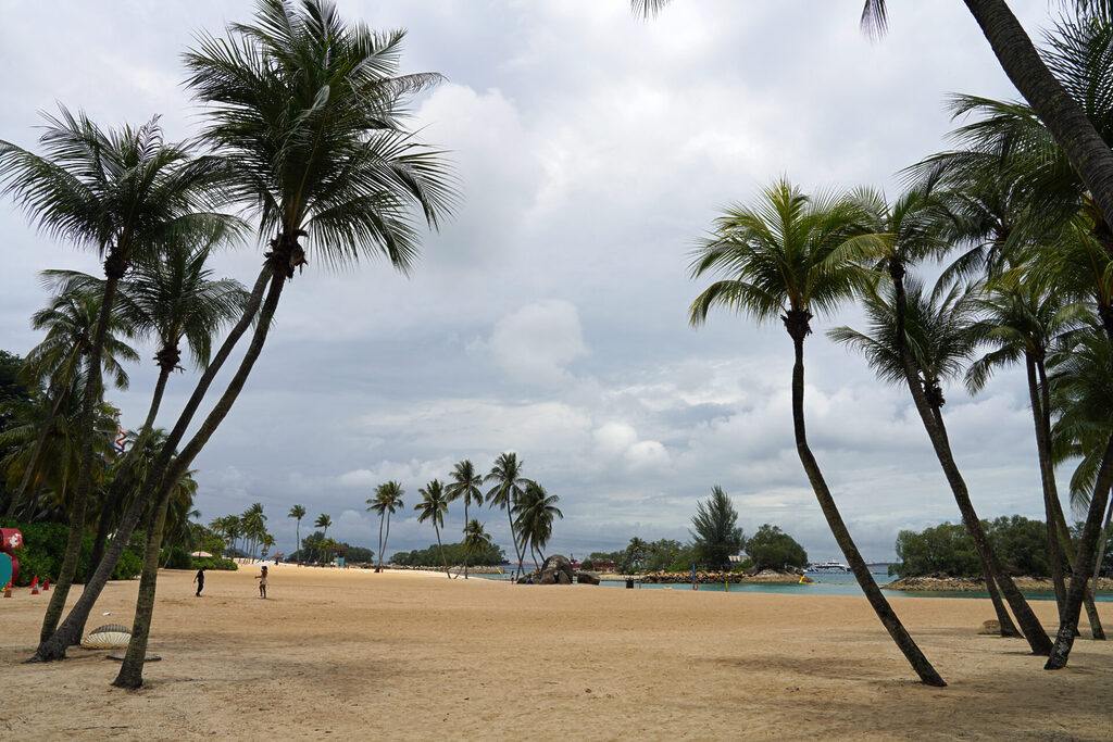 Auch auf Sentosa Island kann es ruhig zu gehen