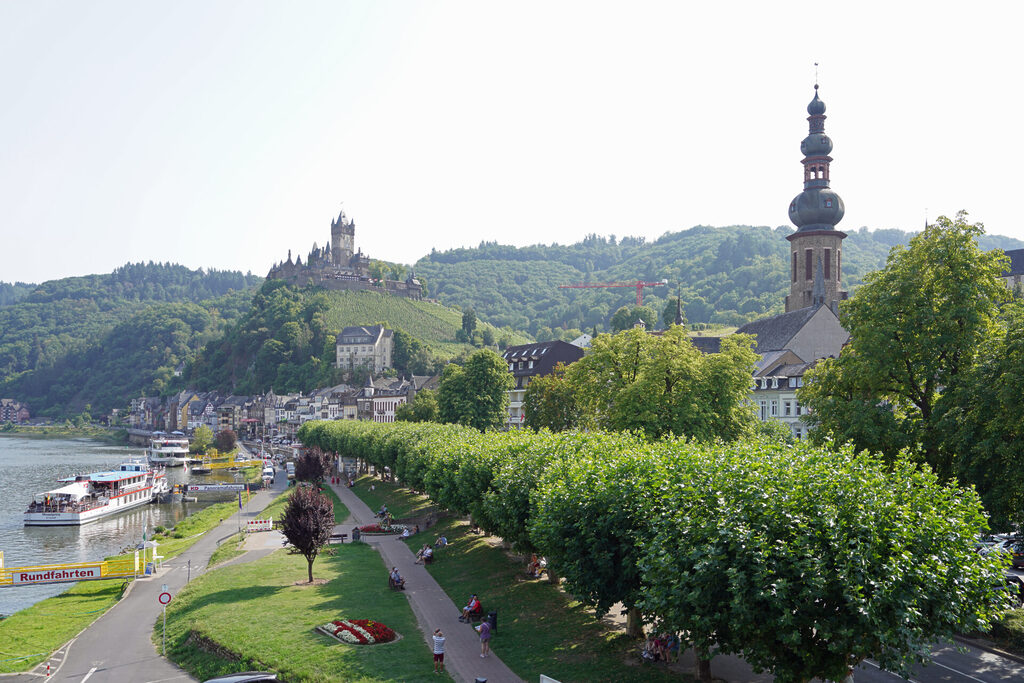 Cochem an der Mosel mit der Reichsburg im Hintergrund