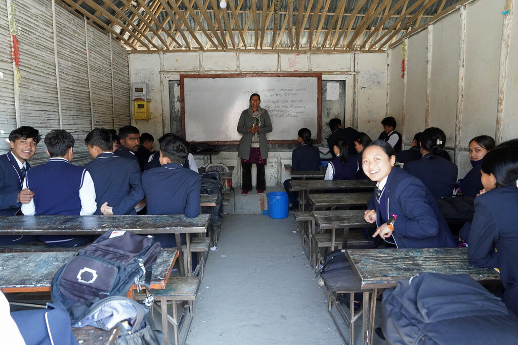Die Bamboo School in Nepal in Kathmandu sichert Kindern eine Schulausbildung für einen Euro pro Monat.