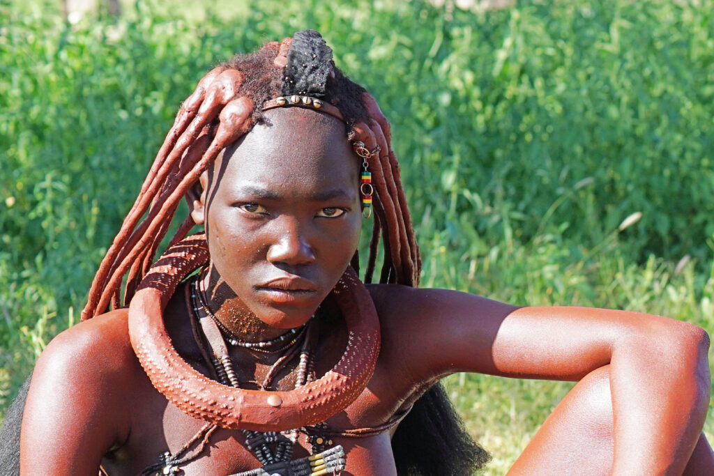 DIe Himba bei Opuwo in Namibia