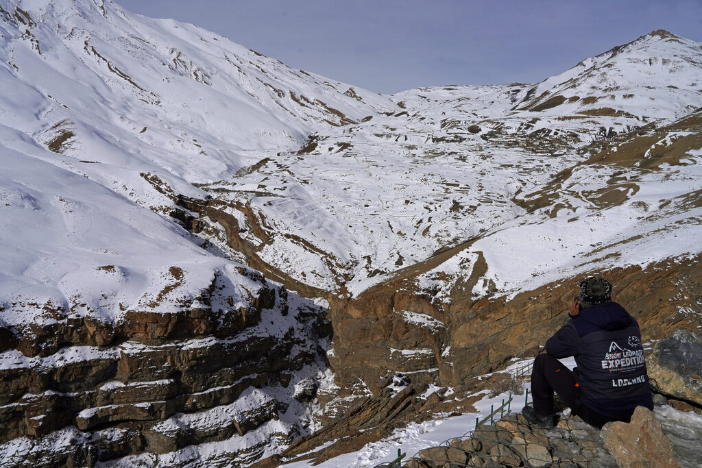 Schneeleoparden Expedition bei Kibber im Spiti Valley in Nordindien