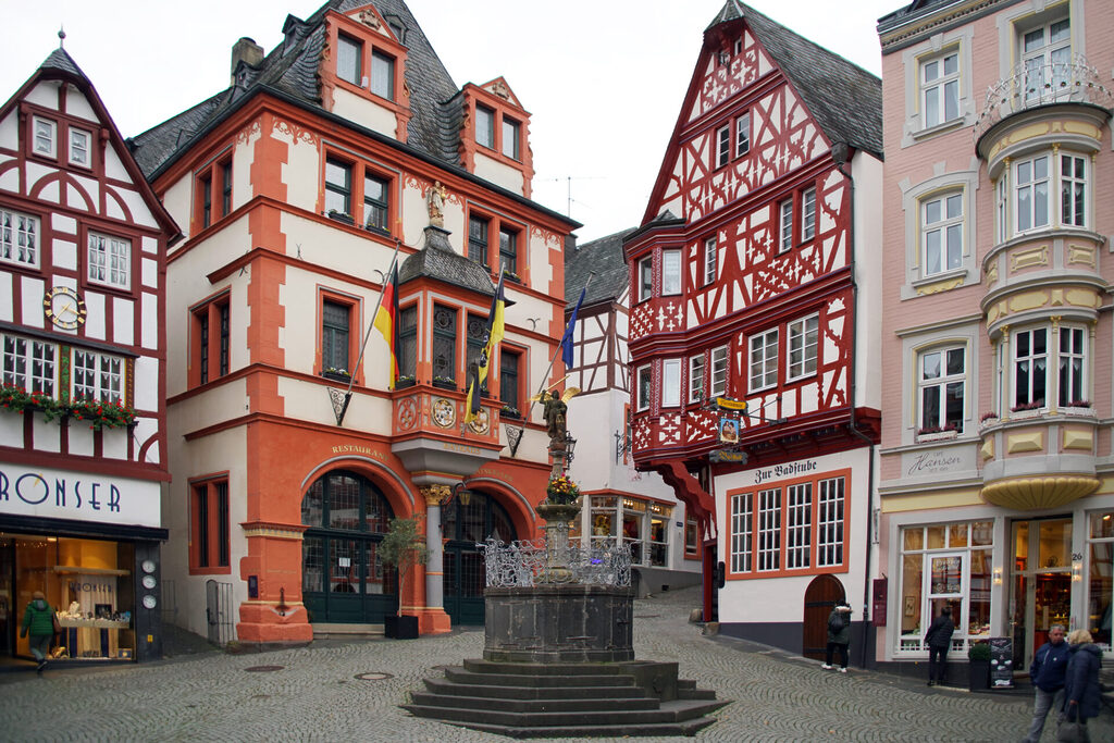 Fachwerkhäuser in Bernkastel-Kues an der Mosel