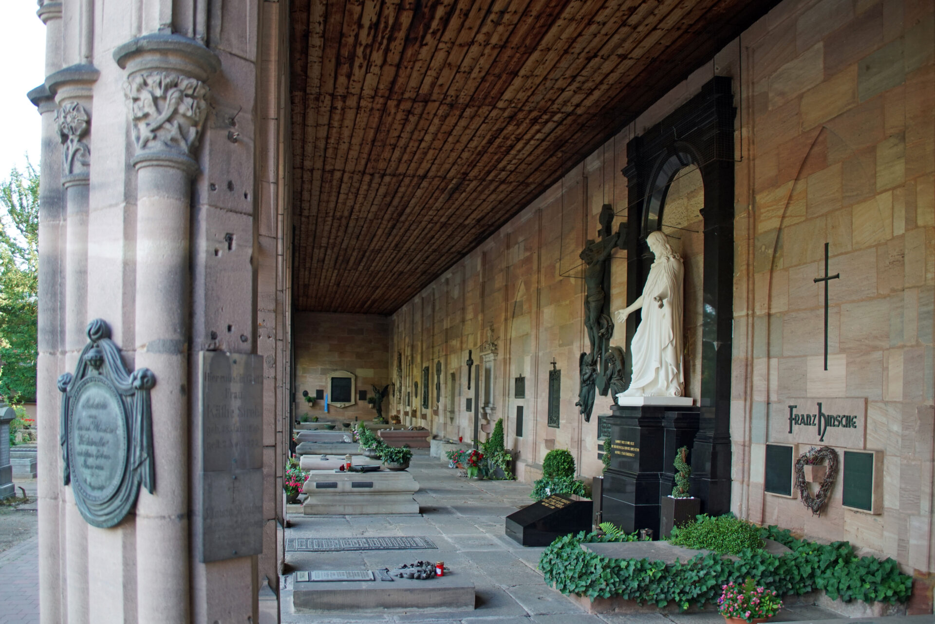 Der Johannisfriedhof in Nürnberg im Stadtteil Johannis.