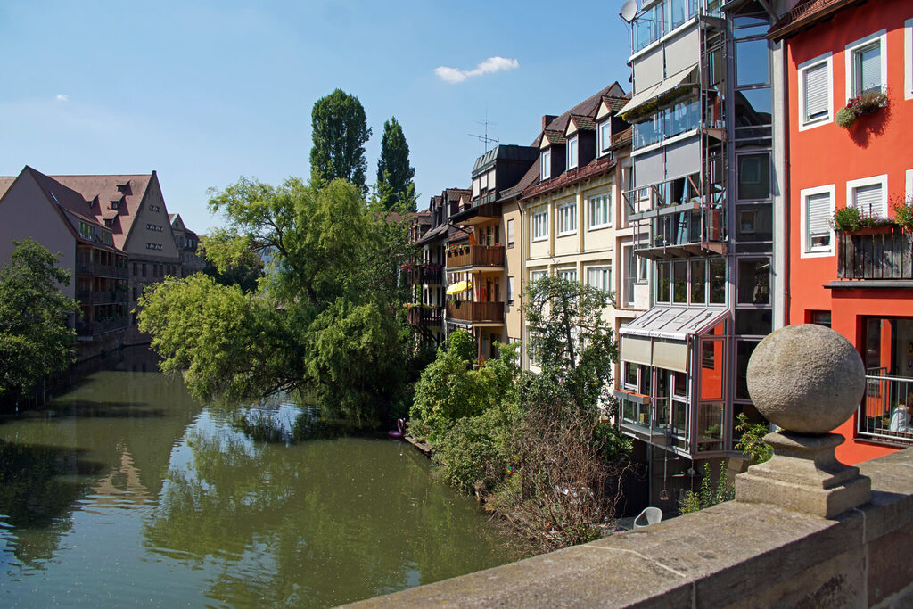 Tolles Wohnen an der Pegnitz in Nürnbergs Altstadt.