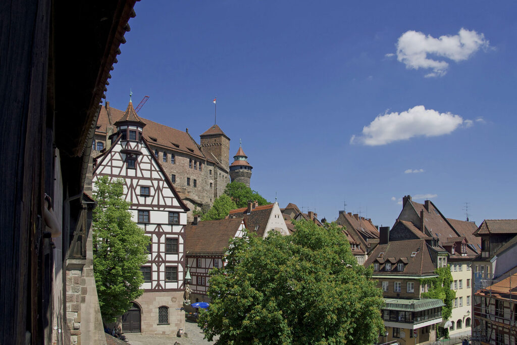 Die Kaiserburg in Nürnberg.