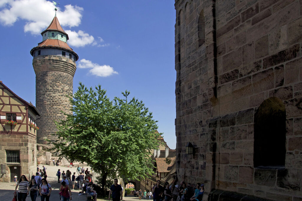 Die Kaiserburg in Nürnberg.