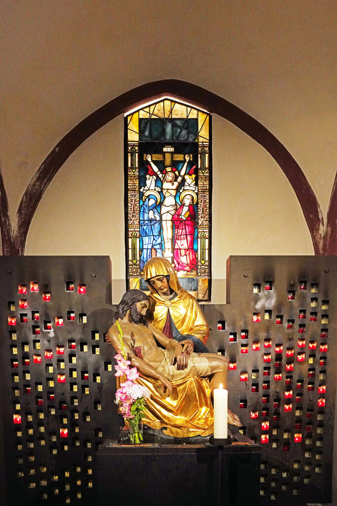 Das Innere der Liebfrauenkirche in Koblenz, unweit von Rhein und Mosel im Zentrum