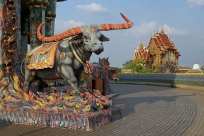 Der Elefantentempel in Dan Khun Thot in Thailand