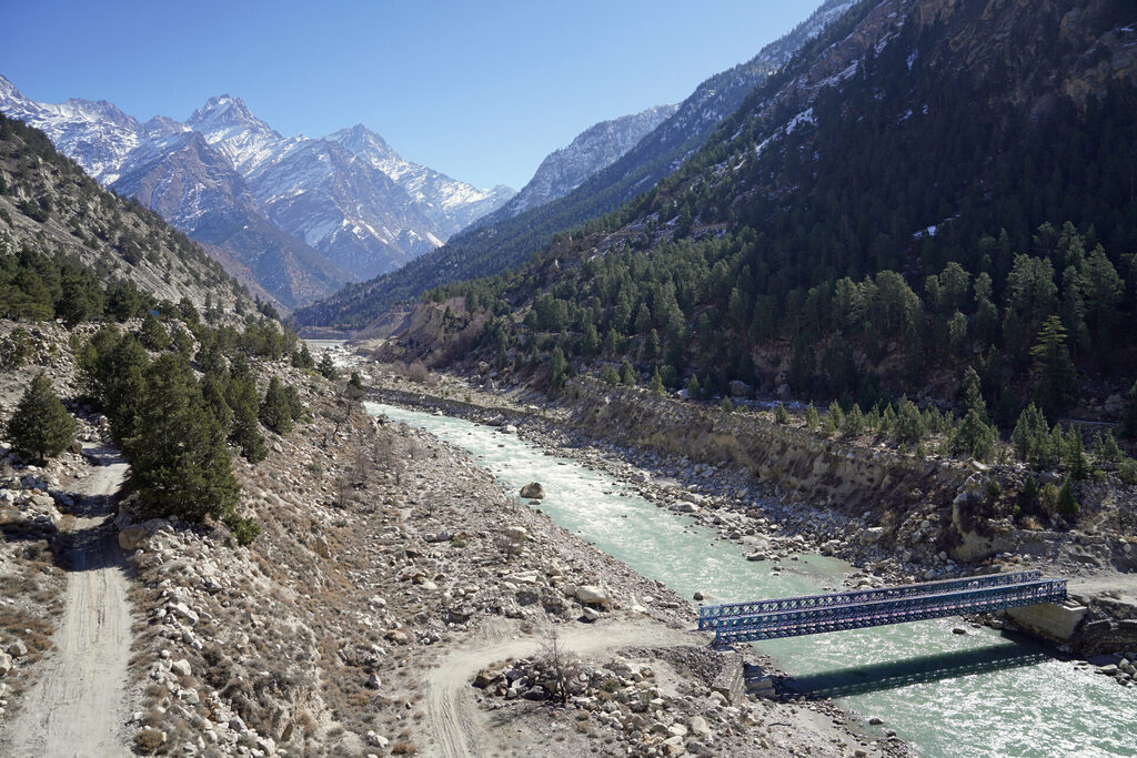 DIe Anreise ins Spiti Valley nach Kibber bietet einmalige tolle Aussicht