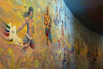 Der Elefantentempel in Dan Khun Thot in Thailand