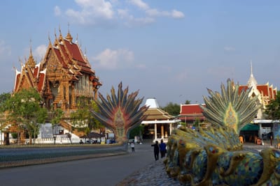 Der Elefantentempel in Dan Khun Thot in Thailand