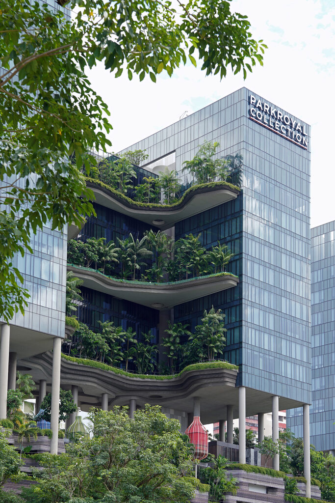 Cityscapes von Singapur. kontrastreiche Stadtansichten der Metropole