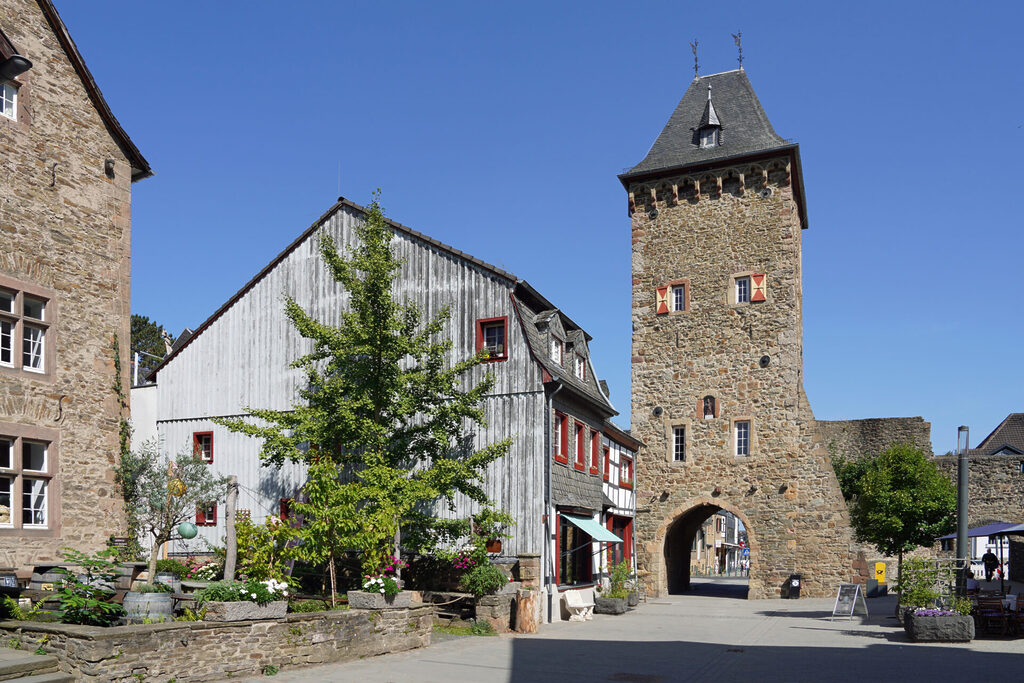 Bad M&uuml;nstereifel ist eine historische Stadt in der Fachwerk dominiert